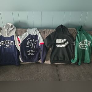 Bundle Of 4 Boy Sweatshirt Hoodies